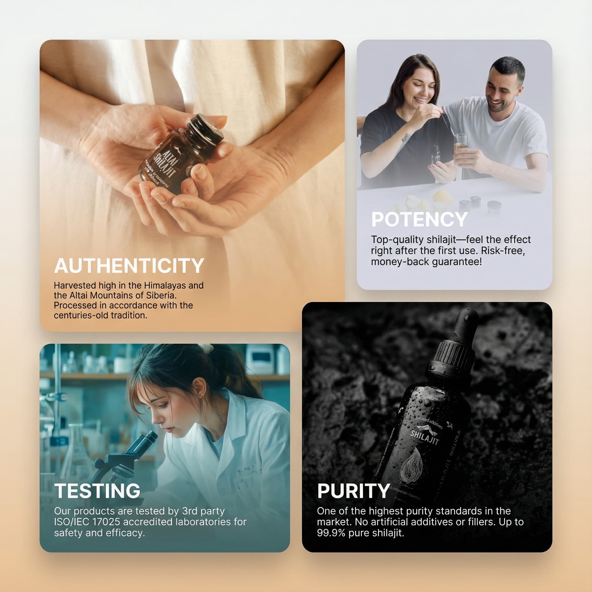 Pure Himalayan Shilajit sourced from the mountains